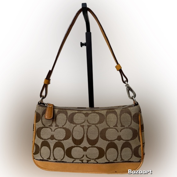 Vintage Coach Brown Designer Shoulder Bag#6094 - Picture 1 of 11